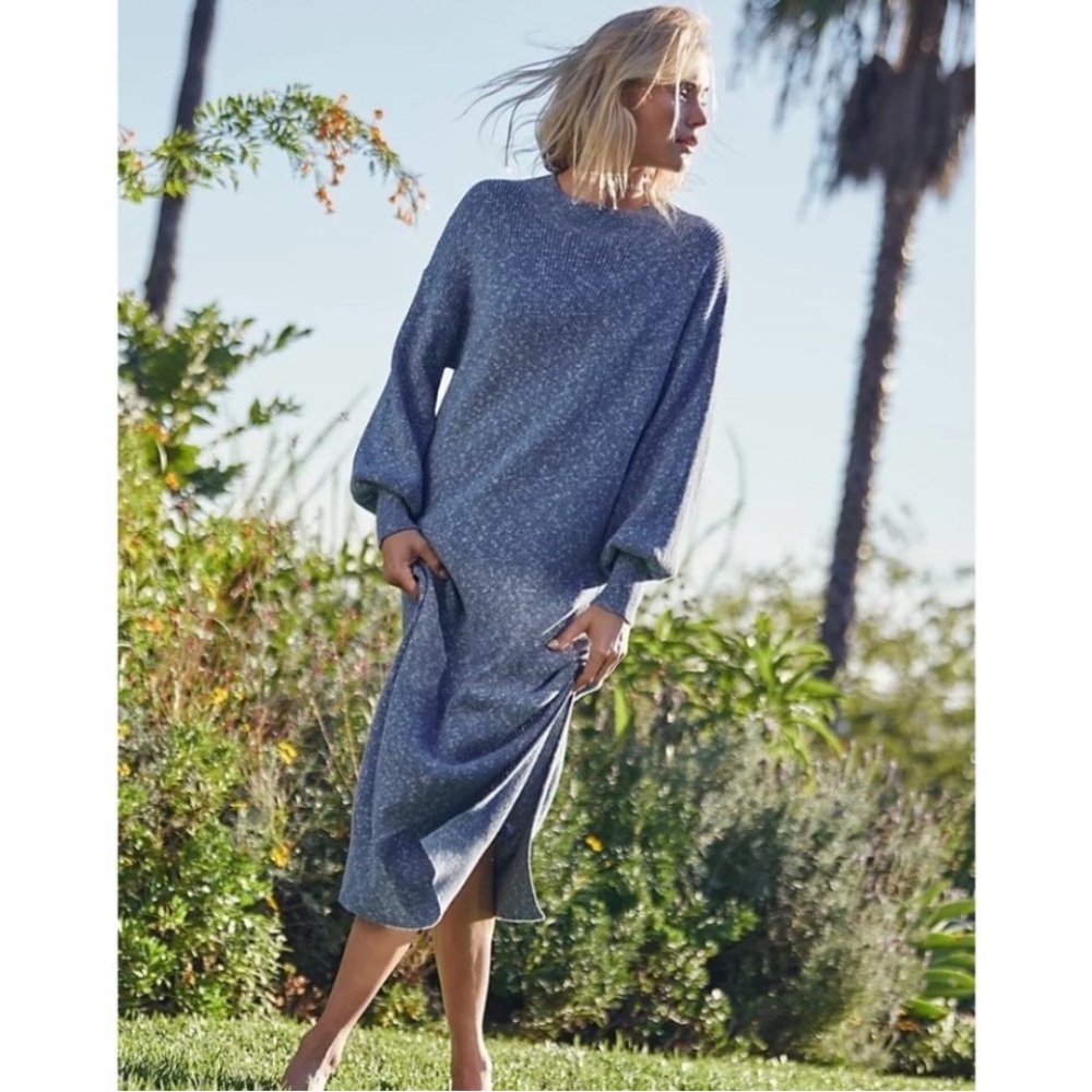 Free People Beach Blue
Marled Dress
